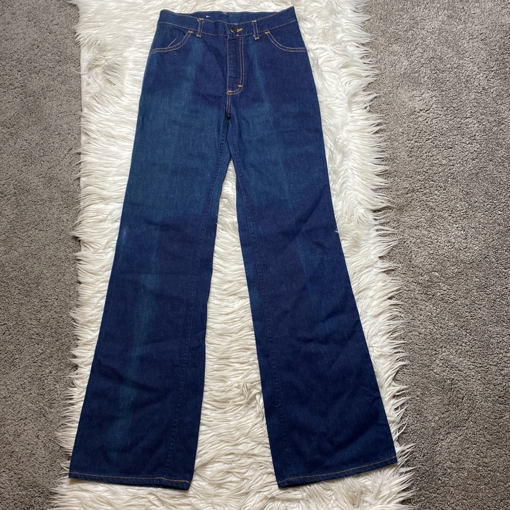 Lee vintage 70s flare jeans deadstock 24” waist
